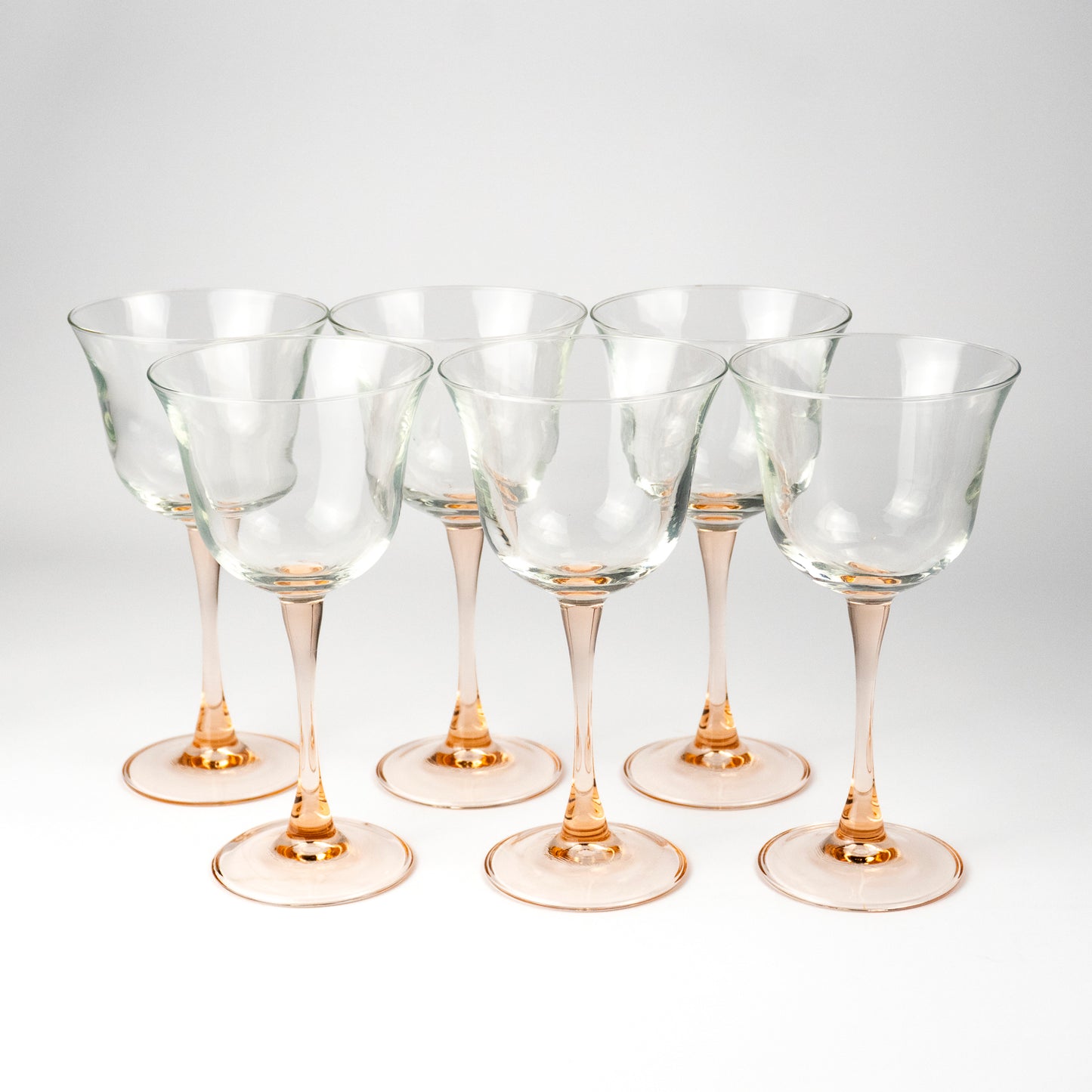 Winnie Vintage Crystal Wine Glasses - Set of Six
