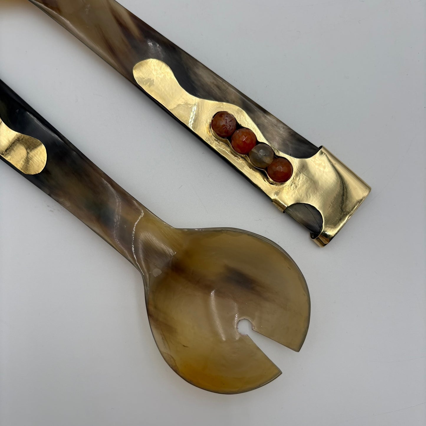 Glinda Horn Serving Spoon Set