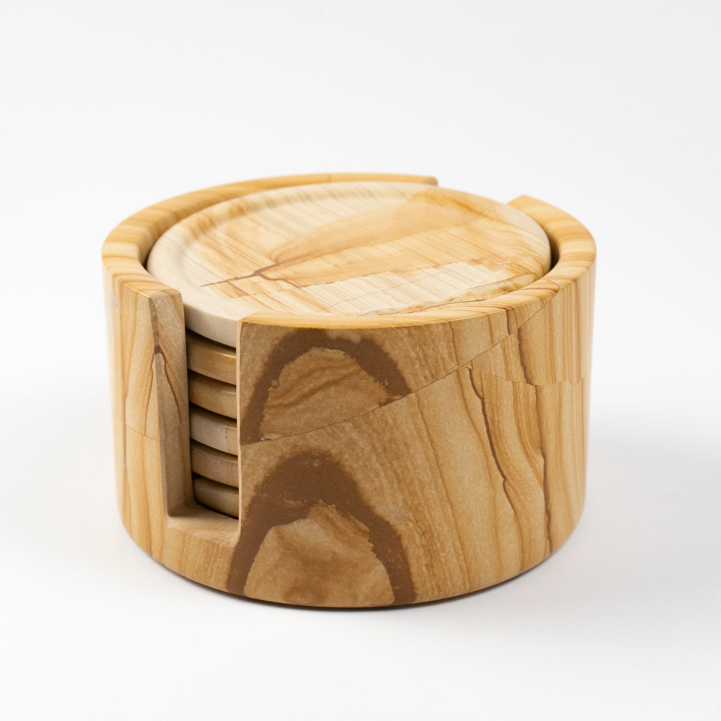 Teako Marble Coaster Set