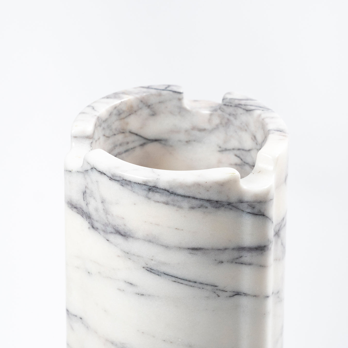 Bruna Marble Footed Vase
