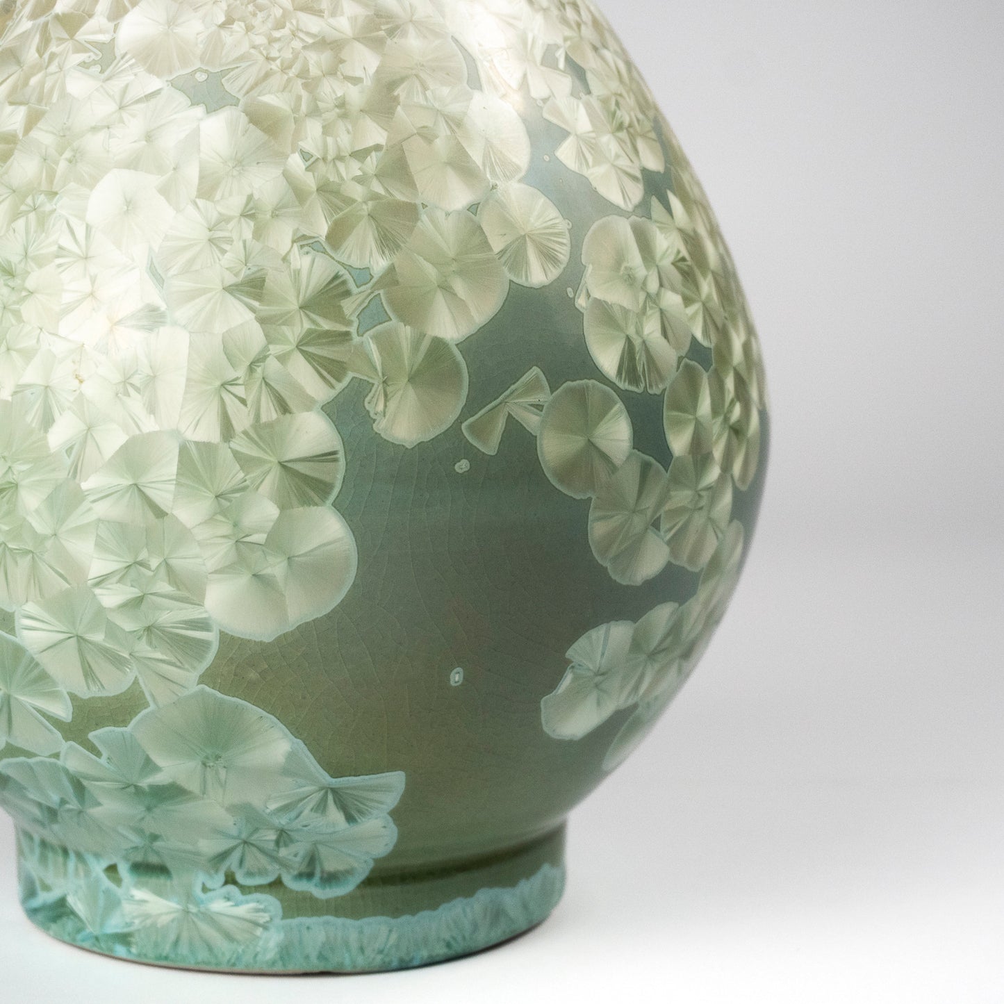 Trei Vintage Crystalline Ceramic Vase