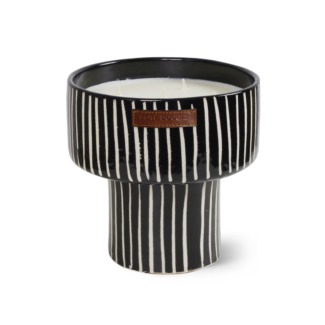 Zébré Noir Coupe Candle