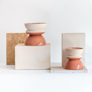 Tamtam Ceramic Candle - Rose Poudre