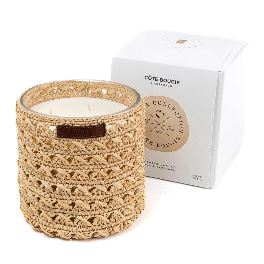 Zina Raphia Candle