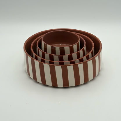 Sahara Striped Bowls not full sets