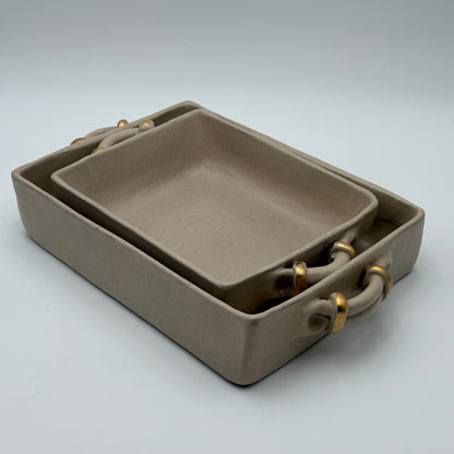 Briana Ceramic Serving Dish- Large
