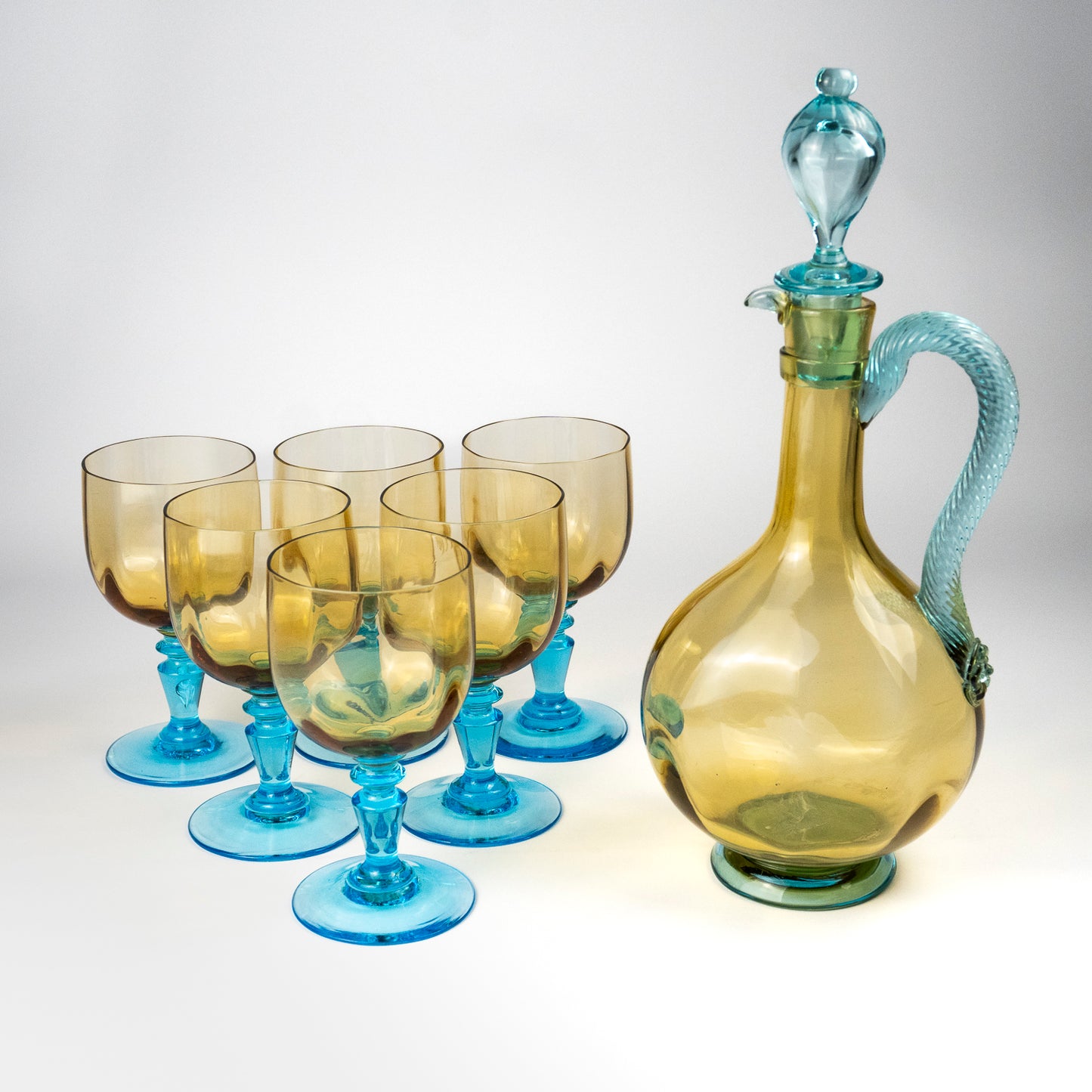 Adelaide Vintage Glass Decanter Set