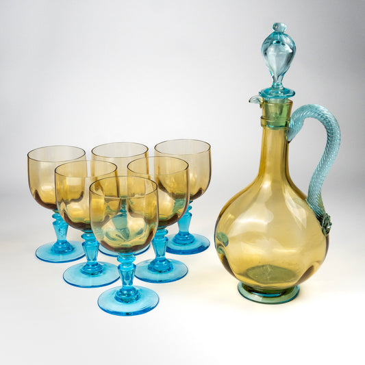 Adelaide Vintage Glass Decanter Set