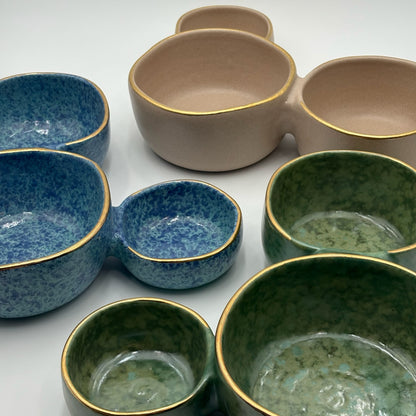 Troy Ceramic Trio Dip Bowl