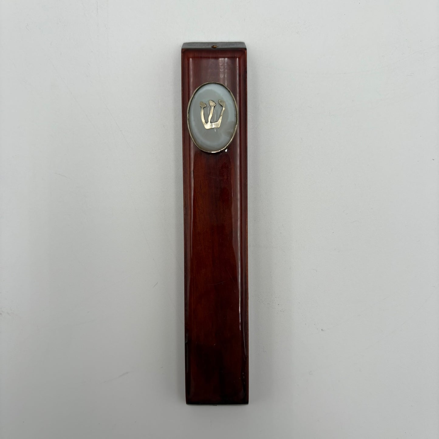 Ajax Wood Mezuzah- Small