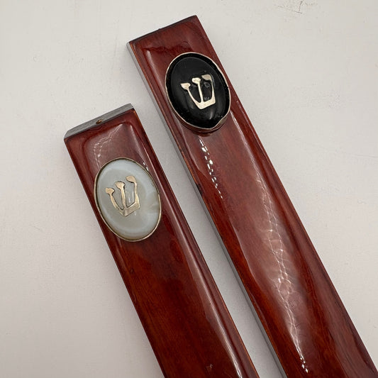 Ajax Wood Mezuzah- Small