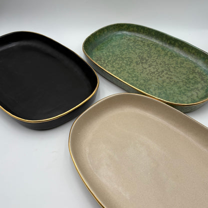 Arlo Ceramic Serving Platter-Large