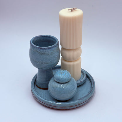 Allie Ceramic Havdalah Set