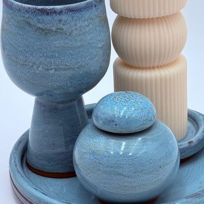 Allie Ceramic Havdalah Set