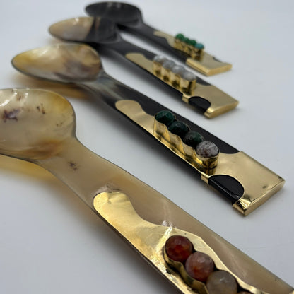 Lizza Horn Large Serving Spoon