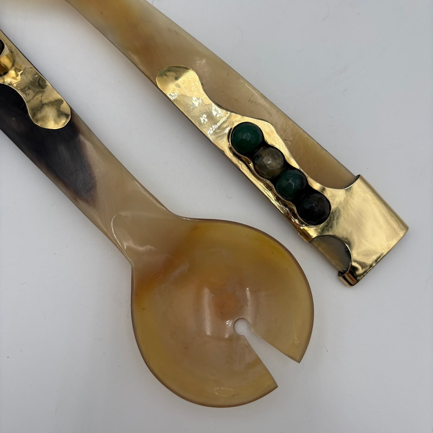Glinda Horn Serving Spoon Set