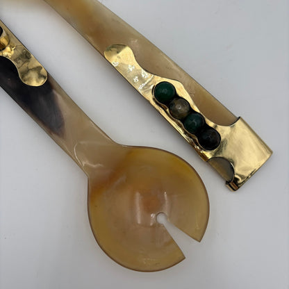 Glinda Horn Serving Spoon Set
