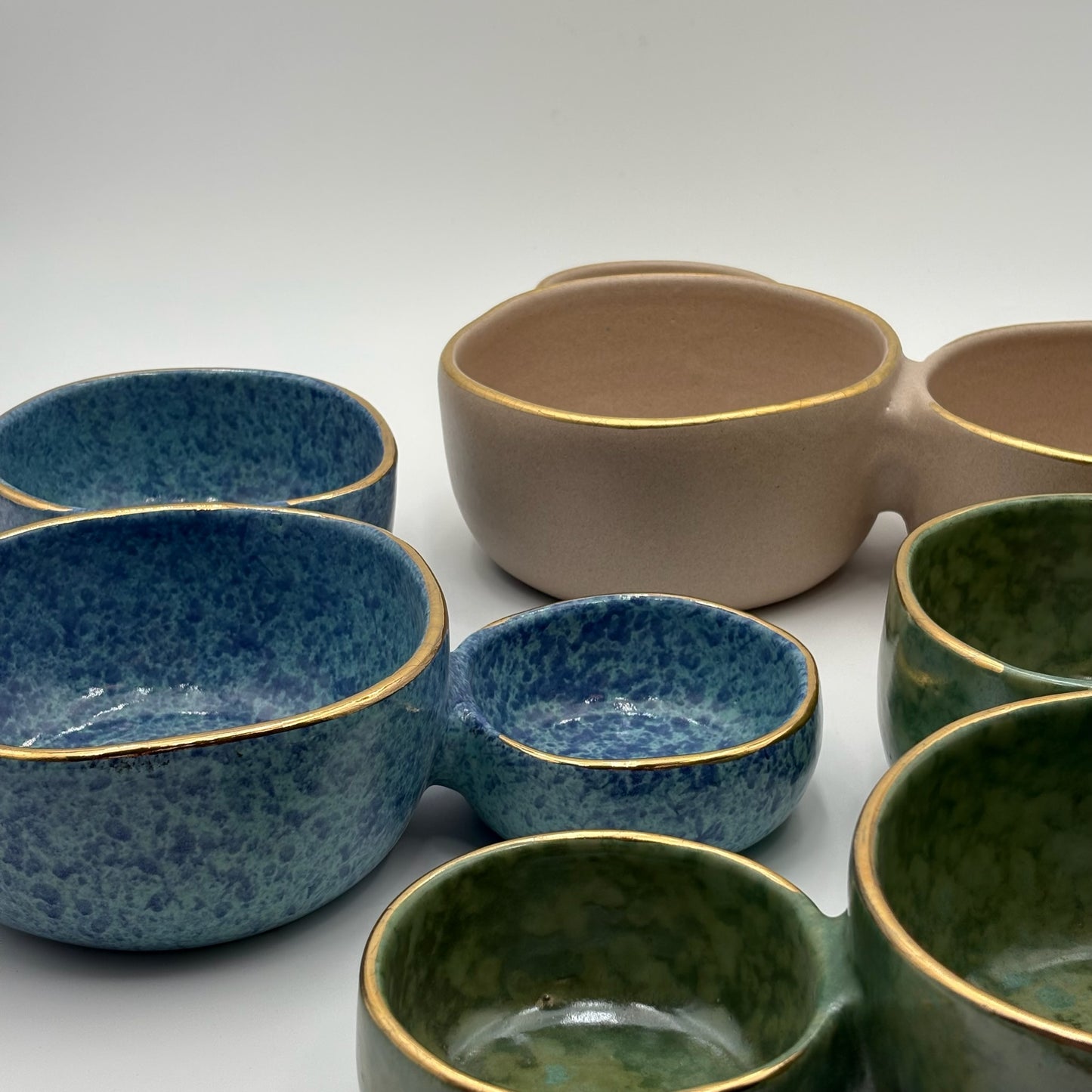 Troy Ceramic Trio Dip Bowl