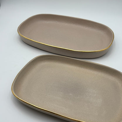 Arlo Ceramic Serving Platter-Large