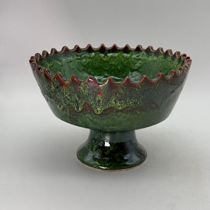 Ziggy Drip Pedestal Bowl