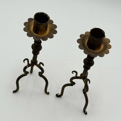 Warda Brass Candlesticks