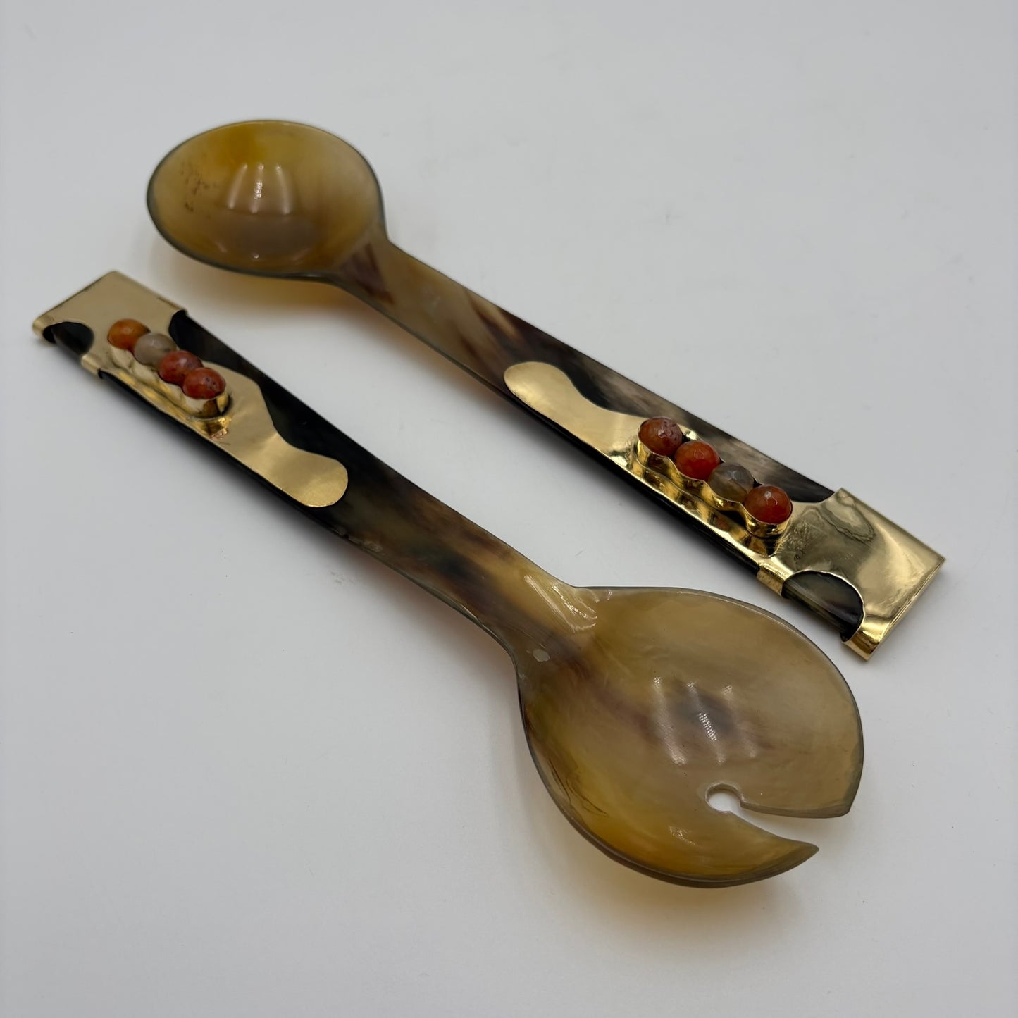 Glinda Horn Serving Spoon Set