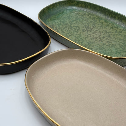 Arlo Ceramic Serving Platter-Large