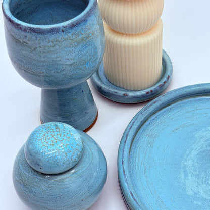 Allie Ceramic Havdalah Set