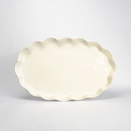 Lily Ceramic Serving Platter