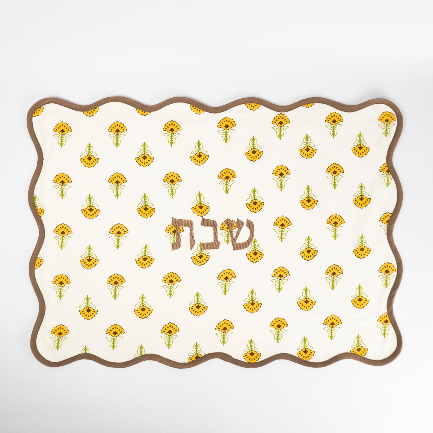 Sol Dot Linen Challah Cover