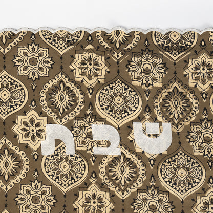 Terra Noir Linen Challah Cover