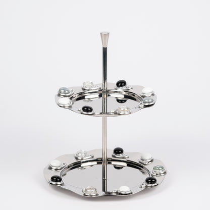 Vera Gemstone Tiered Platter