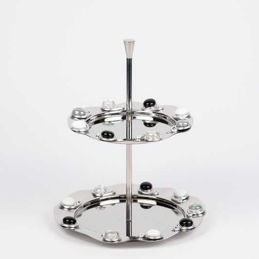 Vera Gemstone Tiered Platter