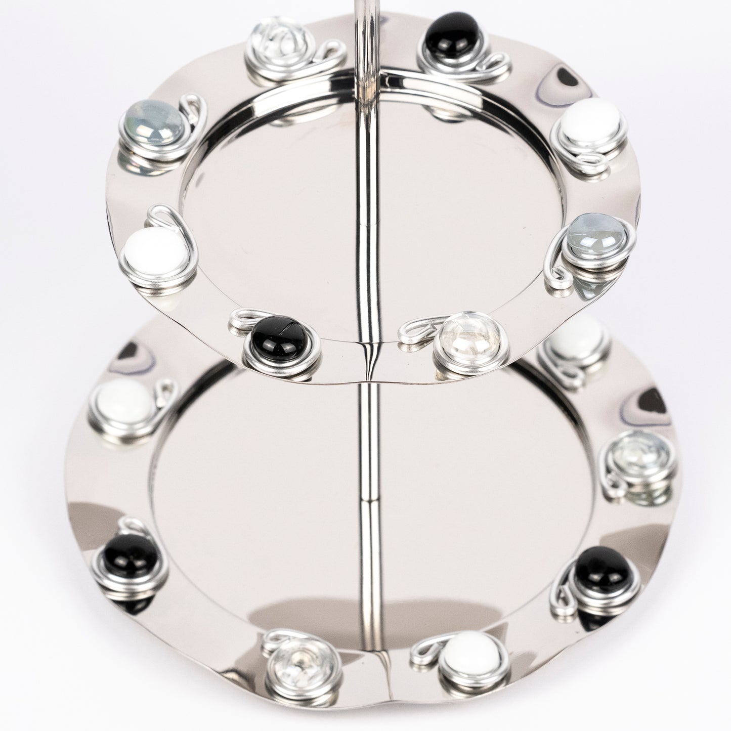 Vera Gemstone Tiered Platter