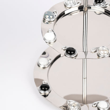 Vera Gemstone Tiered Platter