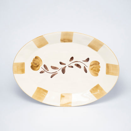 Caramelo Ceramic Serving Platter