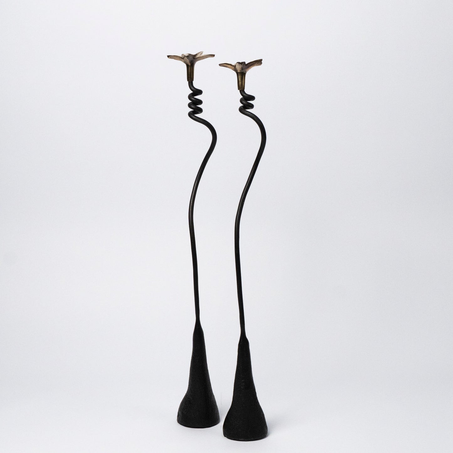 Sofia Iron Candlesticks - Set of Two