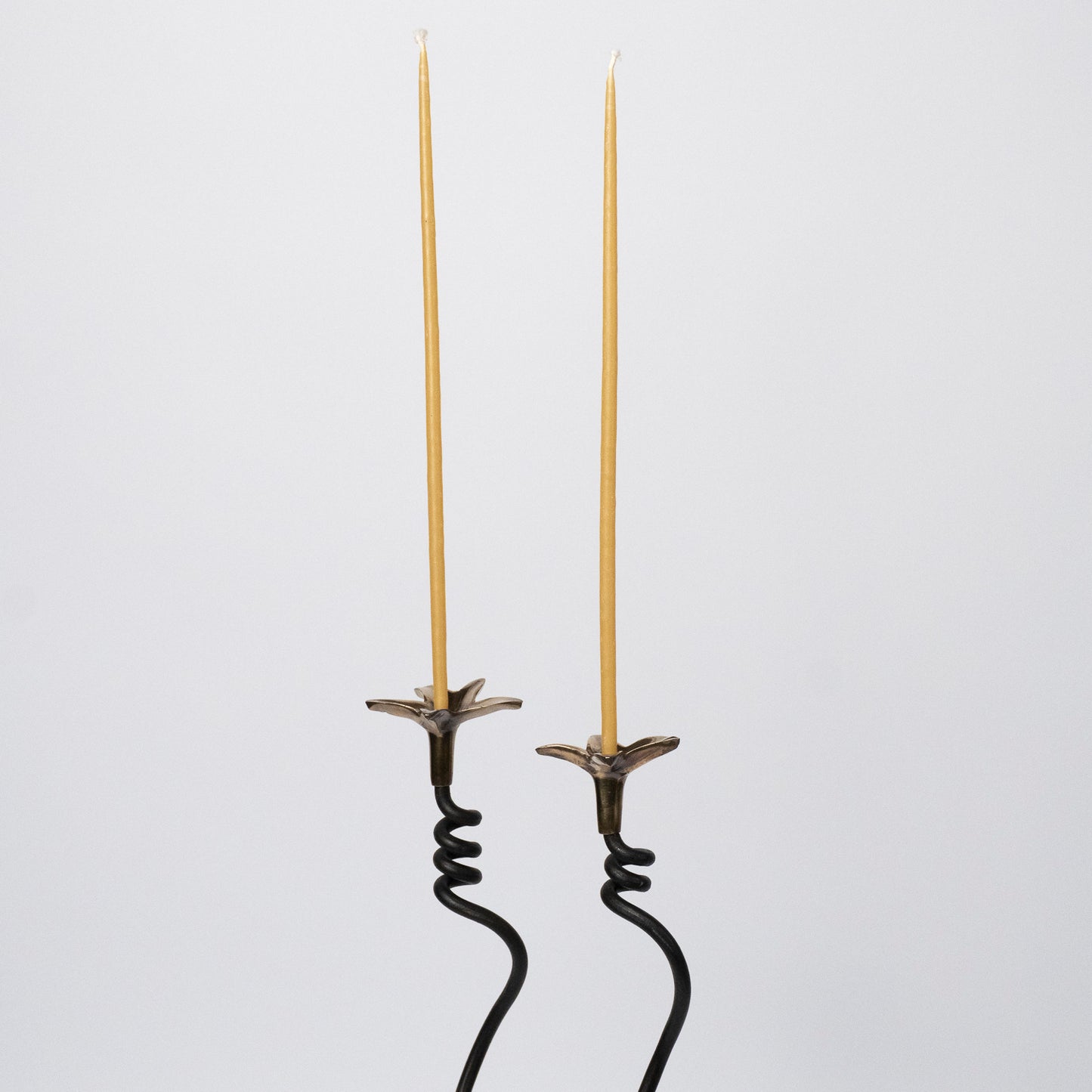 Sofia Iron Candlesticks - Set of Two