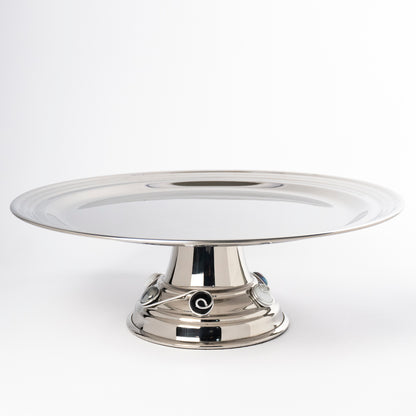 Teera Gemstone Cake Plate with Server