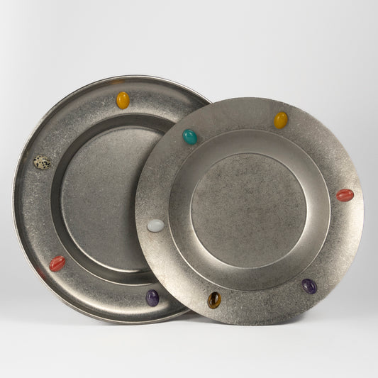 Inez Gem Serving Platters - Set of Two