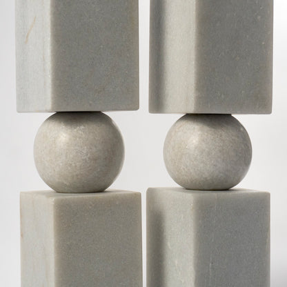 Dodo Marble Candlestick Holder Set