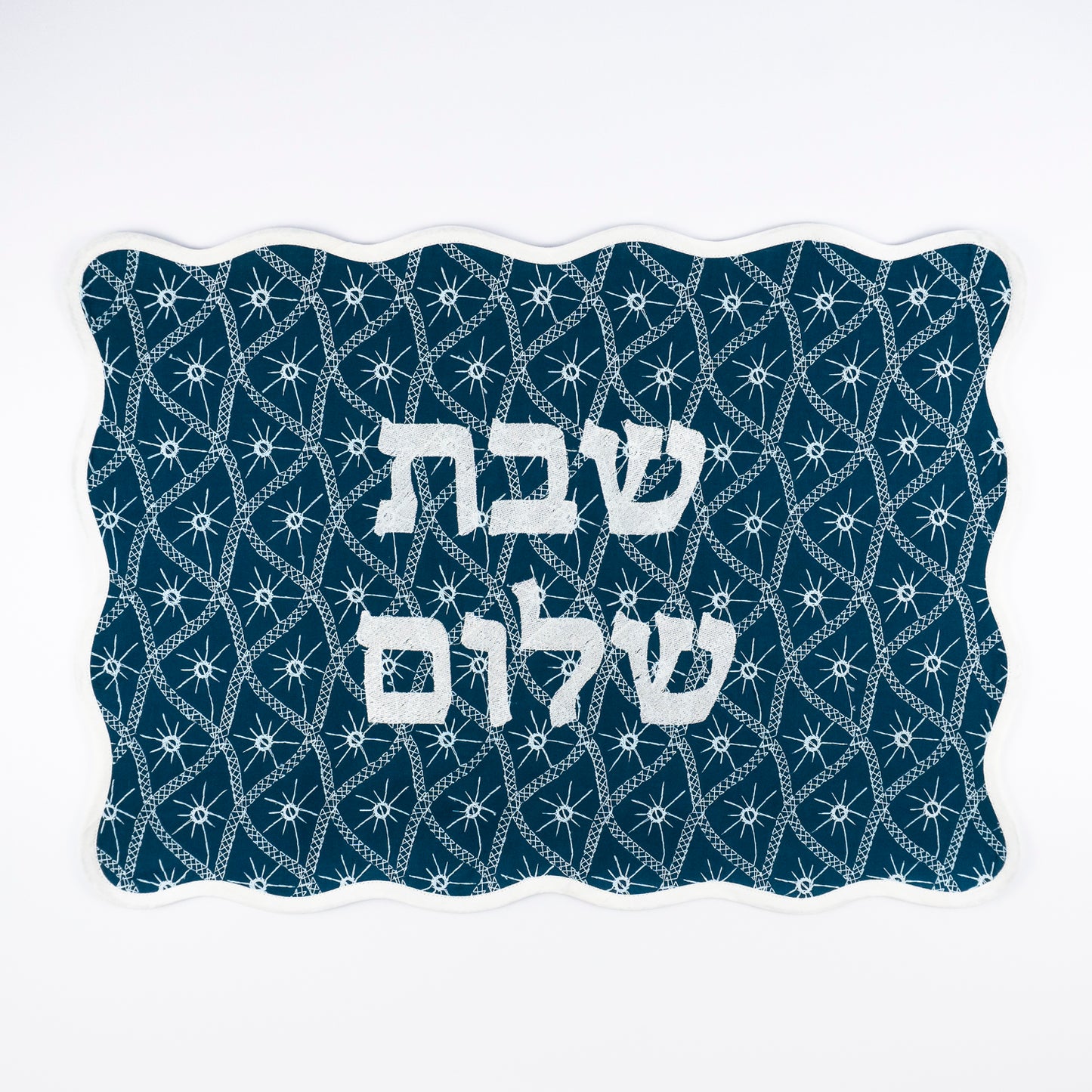 Nantucket Embroidered Linen Challah Cover
