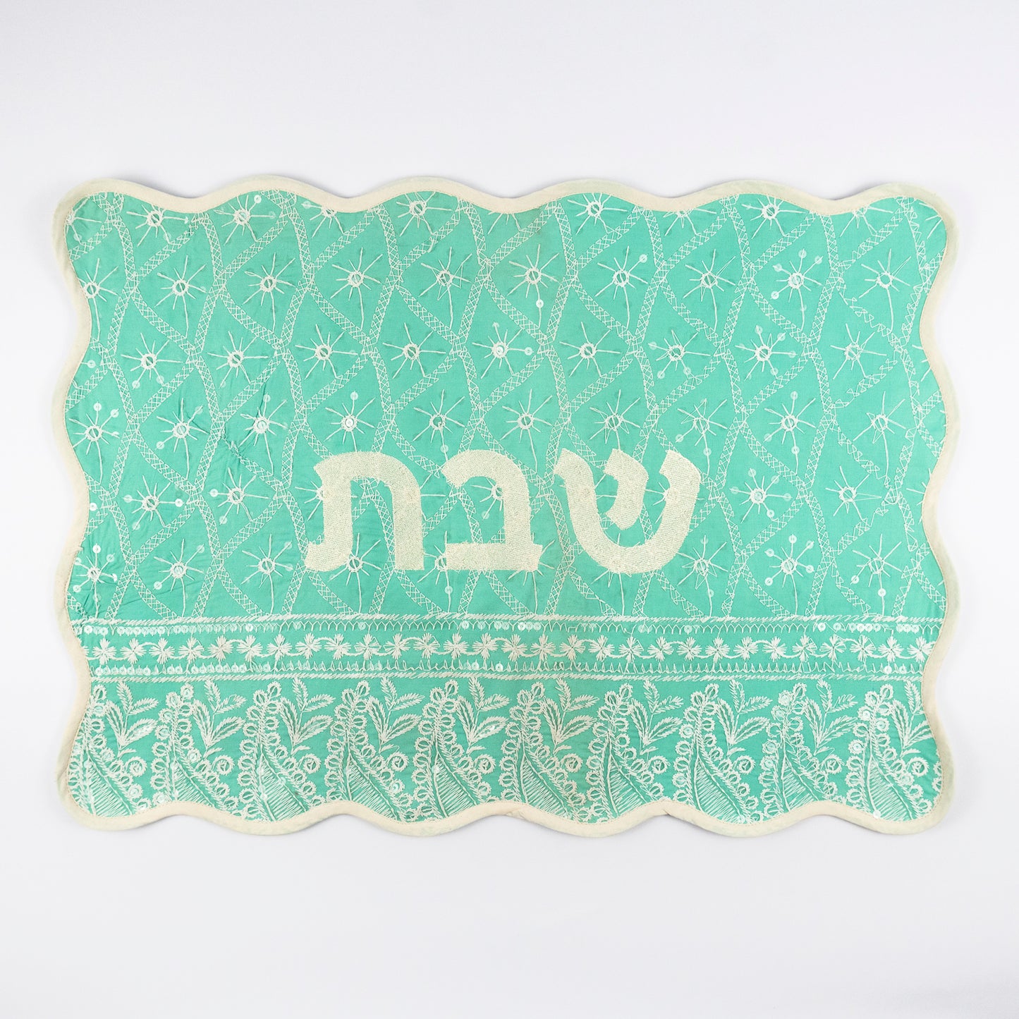 Soffea Embroidered Linen Challah Cover