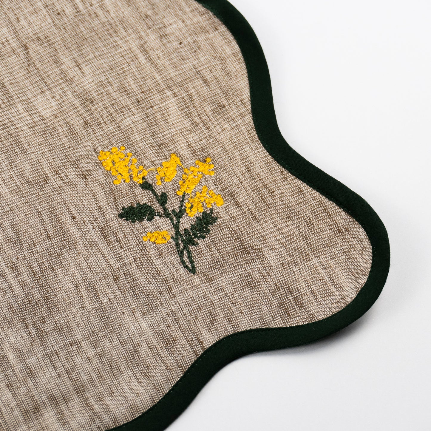 Wildflower Oak Linen Challah Cover