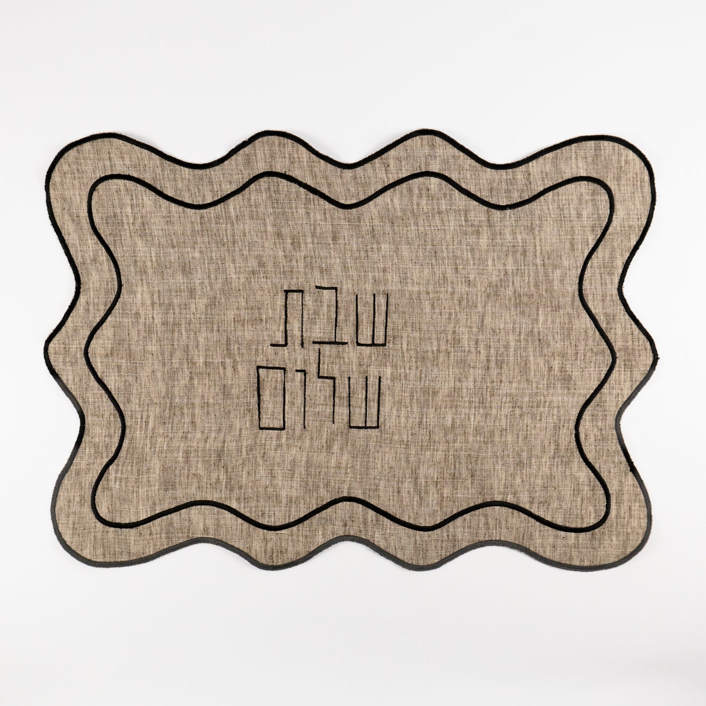 Wendy Oak Linen Challah Cover
