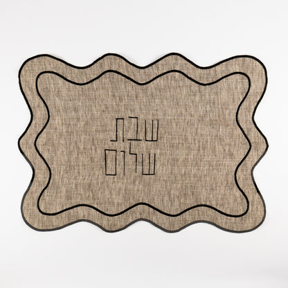 Wendy Oak Linen Challah Cover