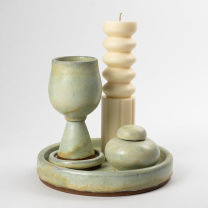 Avigail Ceramic Havdalah Set