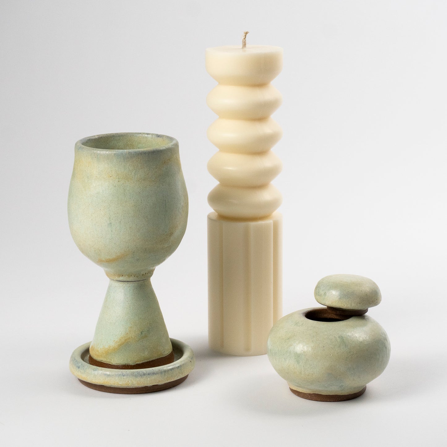 Avigail Ceramic Havdalah Set