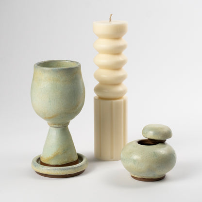 Avigail Ceramic Havdalah Set