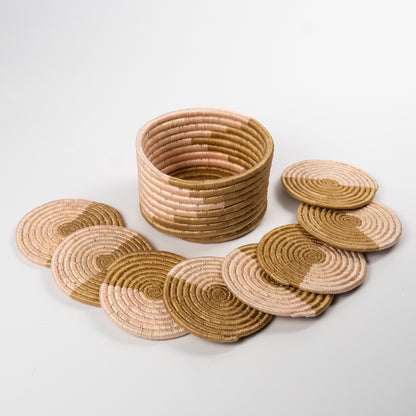 Ineza Woven Coaster Set
